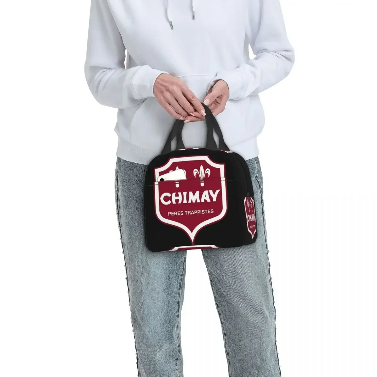 Chimay-bolsas de almuerzo aisladas para mujer, bolsas de Picnic impermeables, fiambrera térmica, bolso de mano para el trabajo, escuela para niños