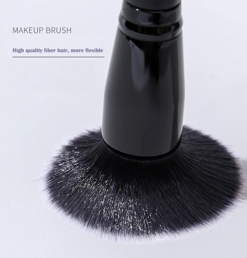 Professional Foundation Powder Highlighter Contour Cream Blush แปรงแต่งหน้าคอนซีลเลอร์อายแชโดว์ Smudge Liner Eyebrow Lip Brush