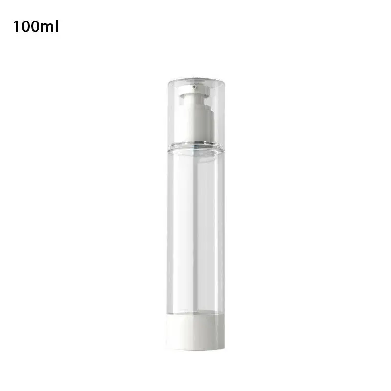 15ml-100ml Airless Lotion Cream Pump Bottle Refillable Clear Bottle Travel Accessories Pump Foamer Jar Empty Cosmetic Bottles