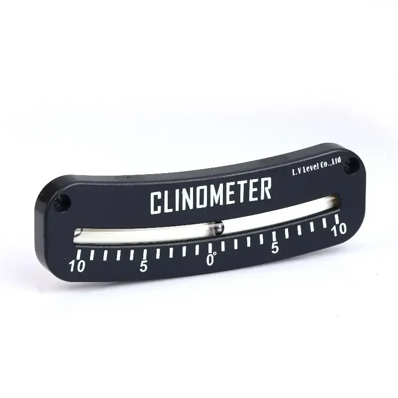 1Pcs 0‑10°Heel Angle Clinometer Portable Marine Trail Inclinometer For Boats Measuring Instrument Small RV Level Slope Indicator