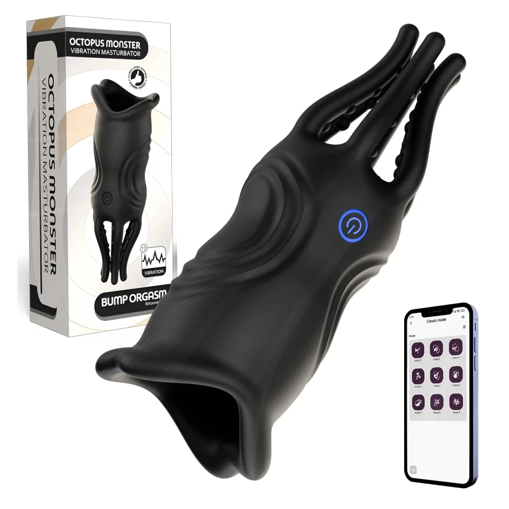 SexToysforMenTentacleShapedPenisVibratorGlansTrainerOralSexMachineMaleVibrationMasturbatorCupAdultSupplies-AliExpress
