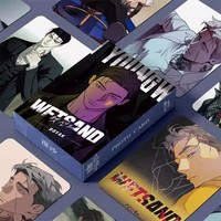 55 Pcs/Set Korean Manwha WetSand Laser Lomo Card Taejoon Joseph Landi TJIAN Cartoon Characters HD Photocard Cosplay Gift