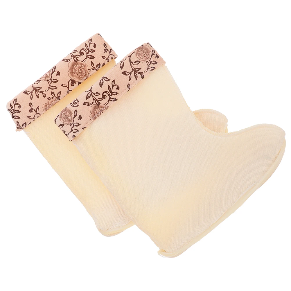 Regenlaarzen Binnenhoes Thermische sokken Voeringen voor koud weer Lang Zwart Dames Heren Waterdicht Warm geïsoleerde laarshoezen