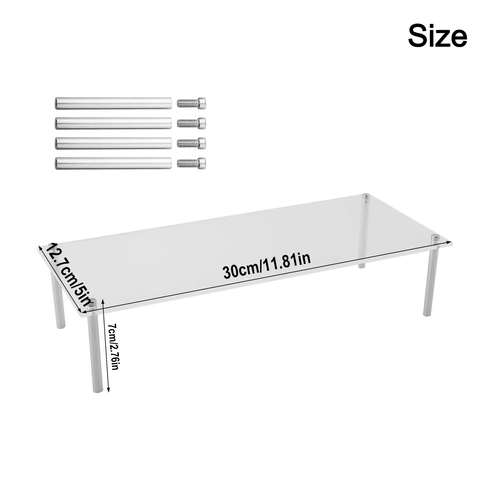 Cake Display Shelf Acrylic Cake Stand Excellent Load-bearing Capacity High-quality Acrylic Material Rounded And Smooth Corners
