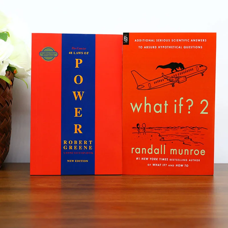 

《The 48 Laws of Power》+《What If 2》Suitable for commuting study casual science exploration Ideal for Chrismas holiday gifts