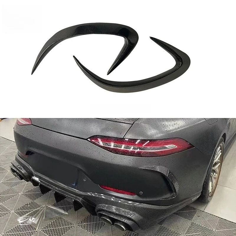 

Suitable for GT50 GT53 Carbon Fiber Rear Air Knife Decorative Rear Bar Splitter Body Kit