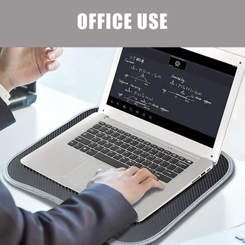 Laptop Desk For Lap Lapdesk For Laptop With Soft Pillow Cushion Writing Padded Tray With Handle For Work And Game On Couch