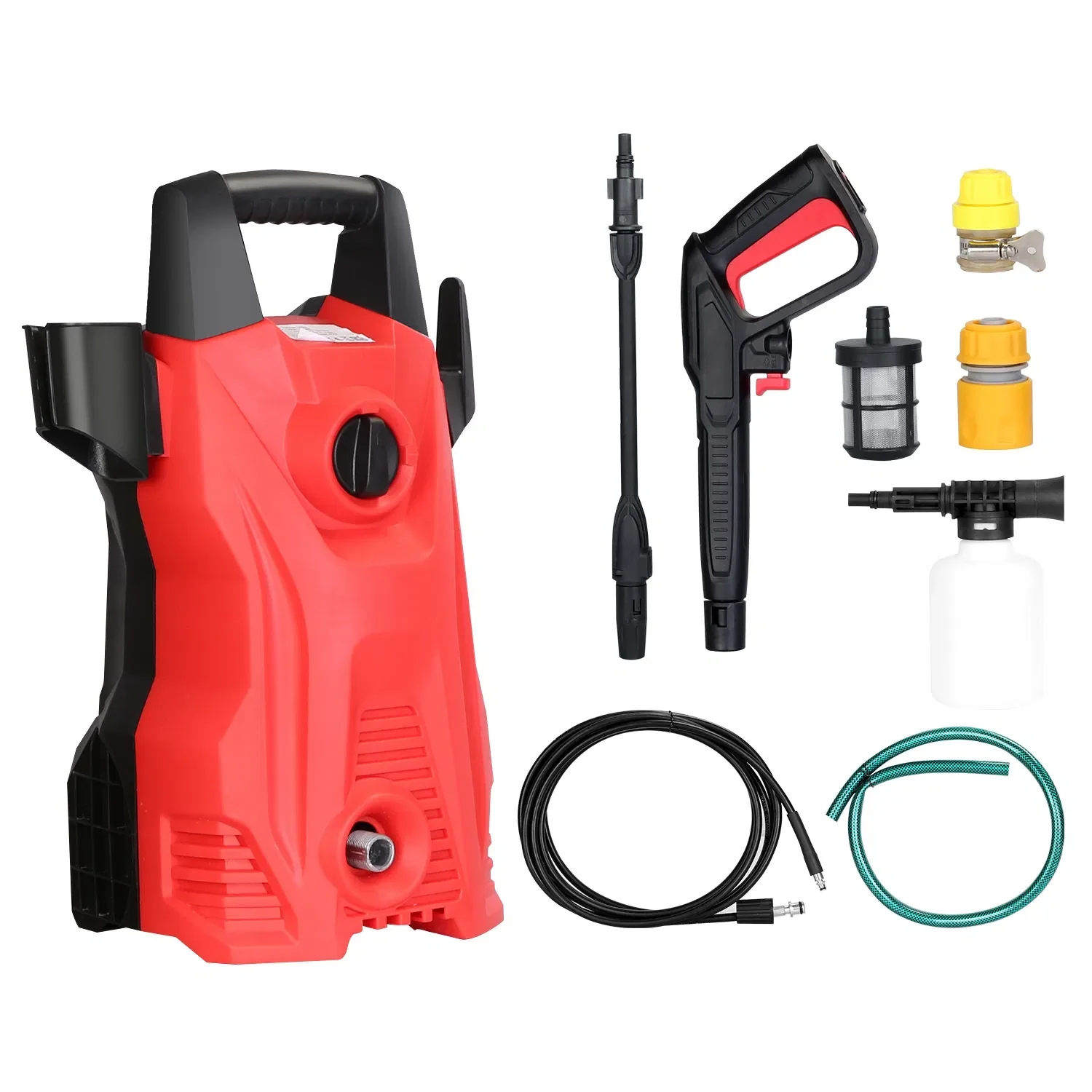 IPX5 Waterproof Electric High Pressure Washer 3000PSI Max 2.6GPM Powerful Car Washer Pressure Cleaner