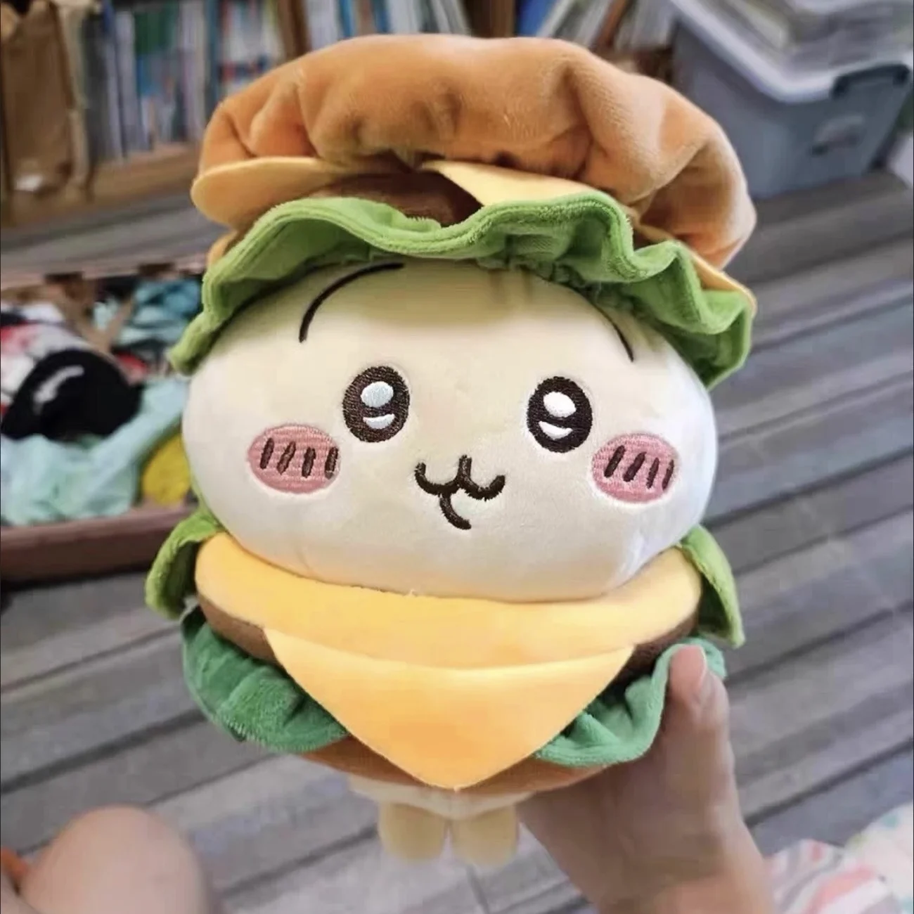 ตุ๊กตาชิคาวะ นิว บิ๊กแมคเบอร์เกอร์ อุซากิ ฮาจิวาระ การ์ตูนน่ารัก ของเล่นตุ๊กตาขนนุ่ม ของขวัญวันเกิดสำหรับเด็กผู้หญิง พวงกุญแจตุ๊กตา คาวาอี้