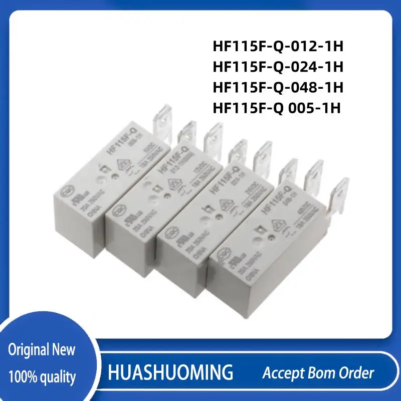 NEW 10PCS/LoT    HF115F-Q-012-1H HF115F-Q-024-1H HF115F-Q-048-1H HF115F-Q 005-1H HF115F Q 012 1H  12VDC 24V 48V 5VDC