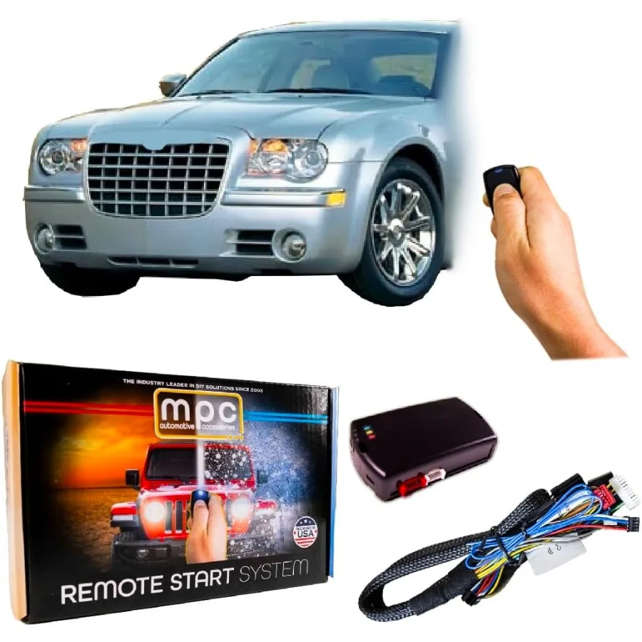 

MPC Addon Remote Start System Compatible with 20052007 Chrysler 300 for Seamless Integration with Factory Remotes Includes Plug