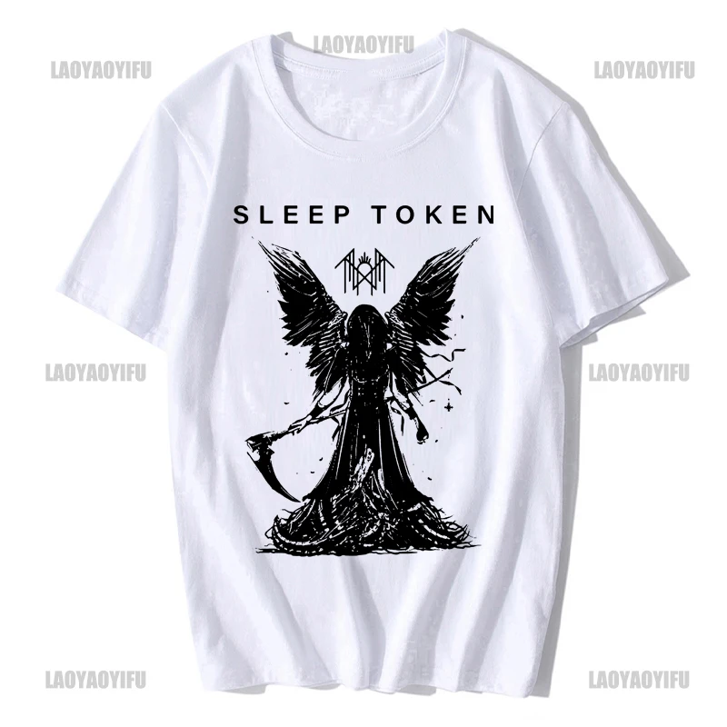 2024 Summer Men Women\'s Rock Band Sleep Toke T Shirt Merchandise Leisure Cotton T Shirts Tee Clothing Christmas Present