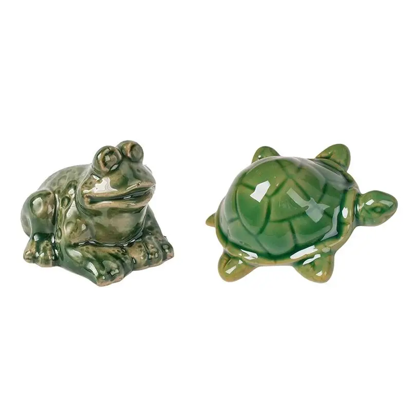 AS63-Sea Turtle And Frog Toilet Floor Bolt Covers Toilet Bolt Caps Decorative Cute Bathroom 2PCS