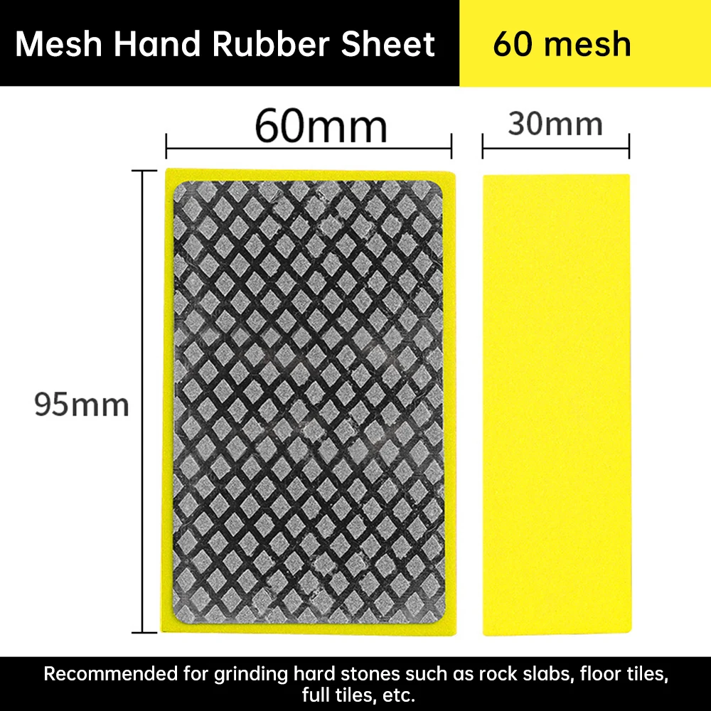 Metal Hand Polishing Pads Tile Glass Abrasive Grinding Block Pad Stone Marble Ceramic Abrasive Sanding Disc Polisher Tools