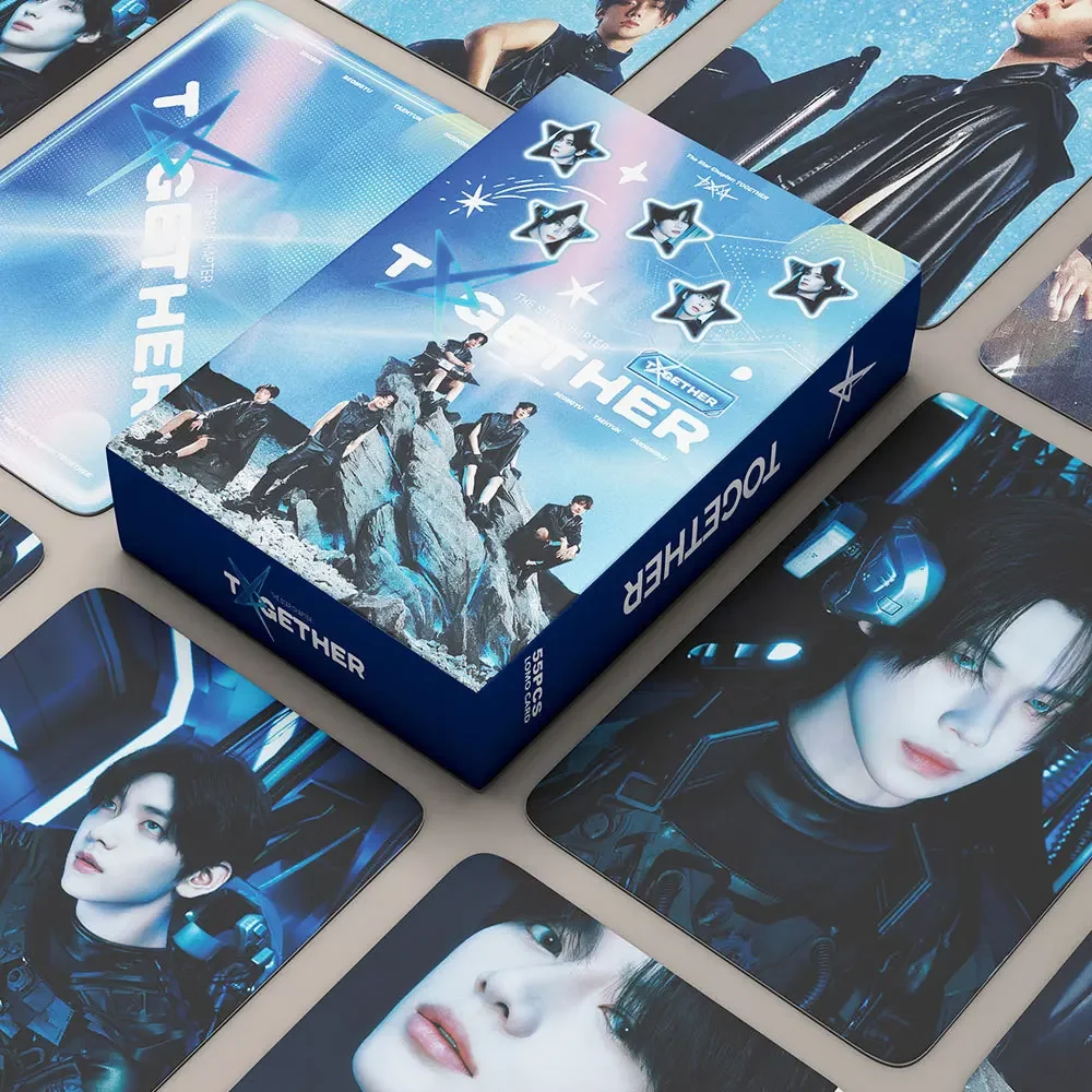 

55 шт., новый альбом Idol Boy, 4-я студийная фотокарта, высококачественные ломо-карты HUENINGKAI TAEHYUN BEOMGYU SOOBIN YEONJUN, подарки для фанатов