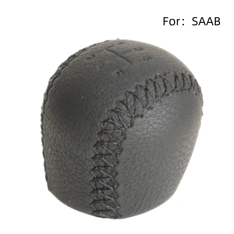 

Leather Stitching Gear Shift Handball for Saab Car Gear Head Shift Lever Red Blue Black Color Options - Premium Car Accessory