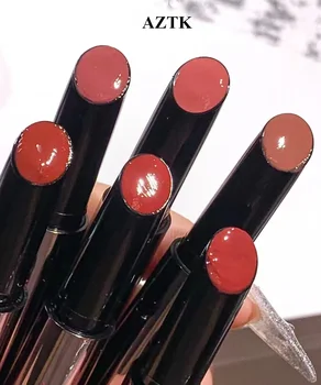 AZTK-pintalabios de gelatina cosmética, maquillaje de belleza delicado, Burbuja de larga duración, espejo hidratante, brillo de labios, taza antiadherente sólida