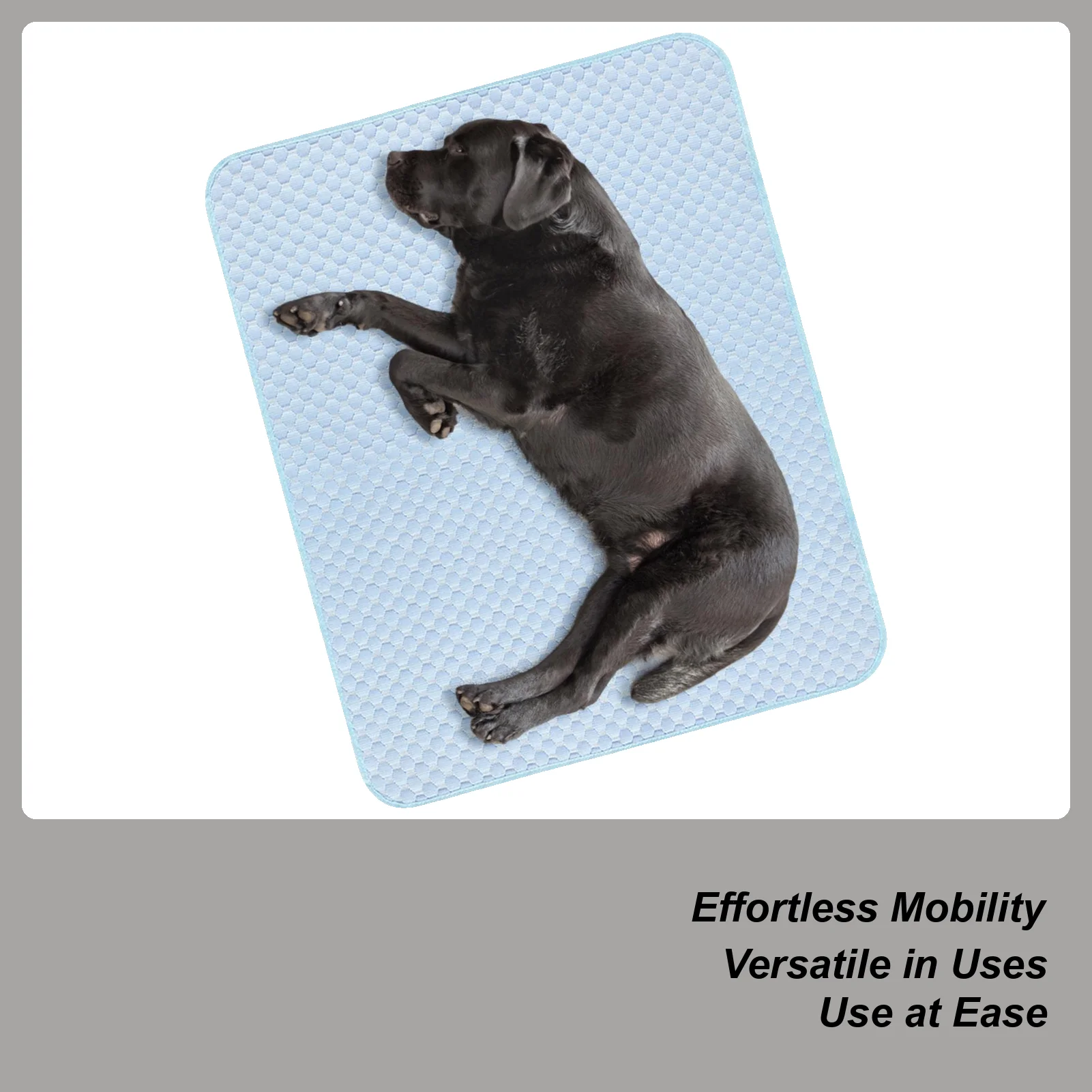 

Dog Cooling Mat Pet Cooling Mats for Dogs Easy Washable Portable Blanket Bed Accessories for Cat Kittens Furry Friends Indoor