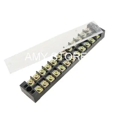 600V 25A Plastic Housing 12 Position Wire Connector Barrier Terminal Block