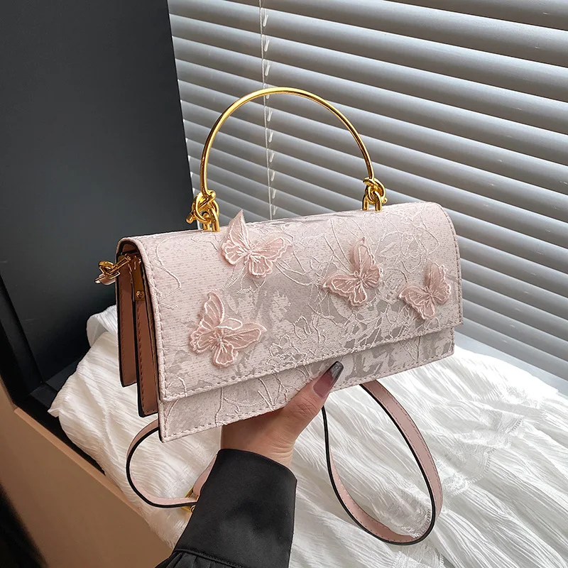 

Small Square Bag Butterfly Dinner Bag Crossbody Bags for Women Shoulder Bags Purse and Handbags Designer Bag Сумка Женская Sac