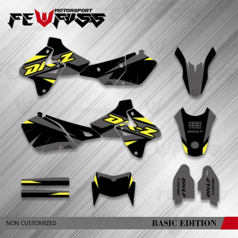 

Fewfuss For Suzuki DRZ 400 DRZ400S DRZ400SM DRZ400E Motorcycle Graphics Decals Stickers Kits Number Name Backgrounds Custom