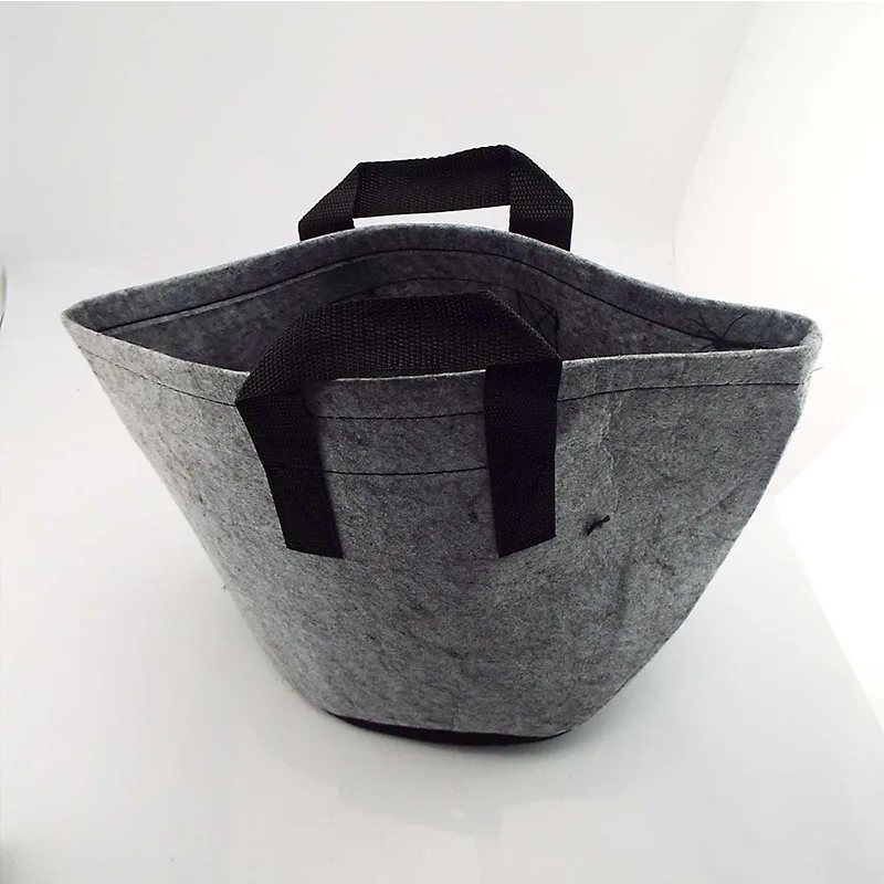 Planting Bag Grey Potato Fabric Vegetable Growing Pot Garden Tools 10 Gallon Eco-Friendly Grow Container Bags D2