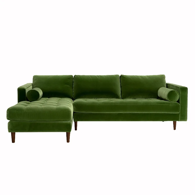 

Fleece sofa combination living room medium and small apartment furniture
