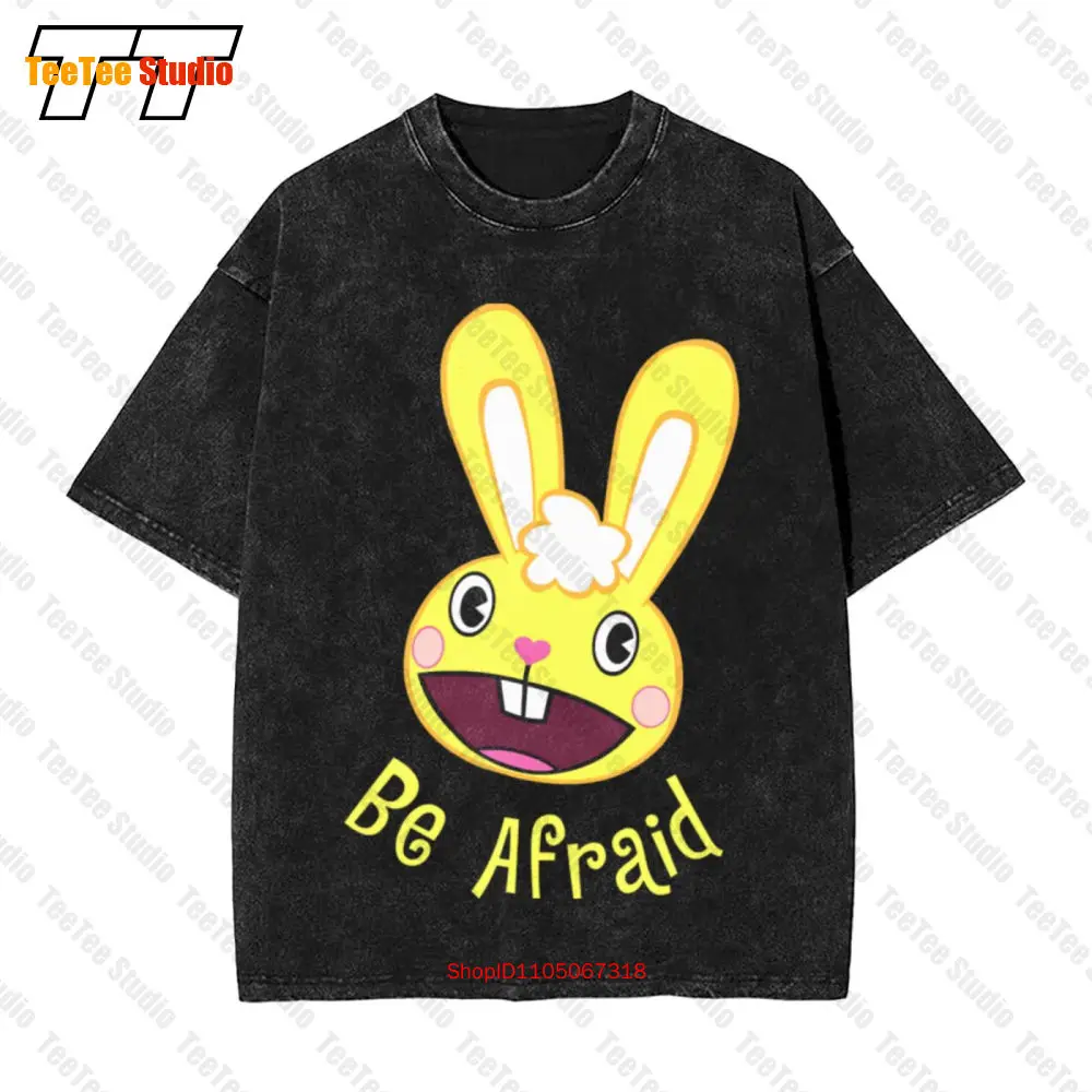 Happy Tree Friends Cuddle Be Afraid Vintage Oversized T-Shirt MNLL