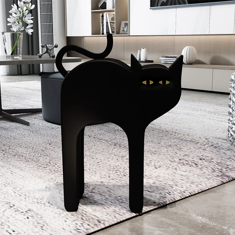 creative large paper towel box simple household paper drawer living room bedroom black cat decoration tren