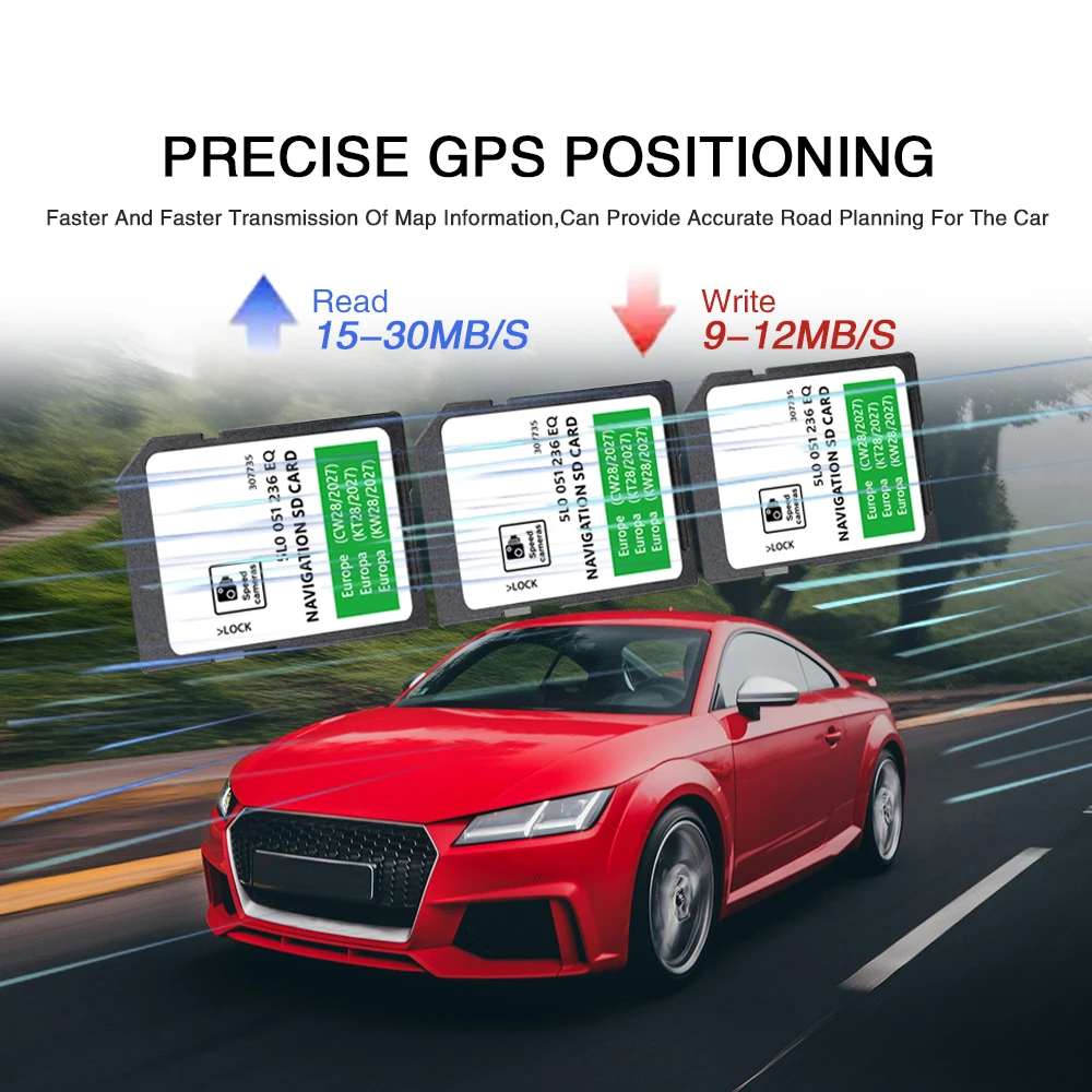 GEN2 MIB2 für Skoda Octavia Superb Fabia Auto Amundsen MIB2 GPS-Navigation SD-Karte Karte UK Europa 2027 5L0051236EQ – Detail 1