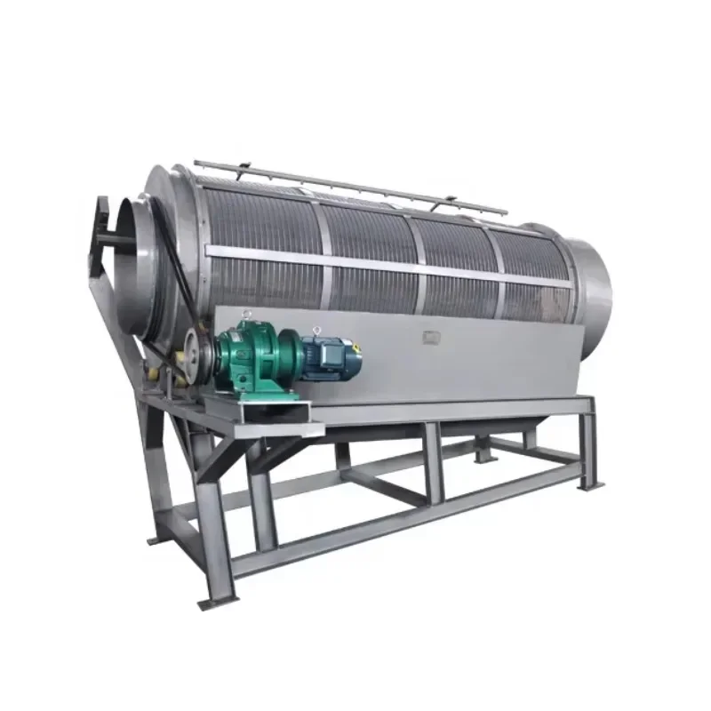 Lab Solid Waste Recycling Drum Sieve  Rotary Trommel Screen for Sale