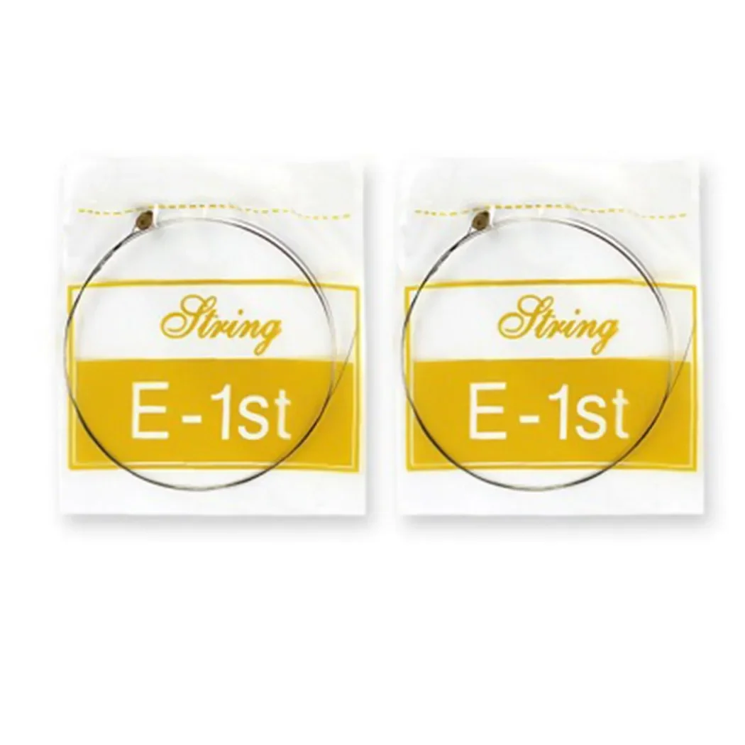 5 Pcs Single Guitar Strings Acoustic Guitars Top 1st E Plain Steel Gauges 012 Replacement Musical Instruments Guitars Accessorie