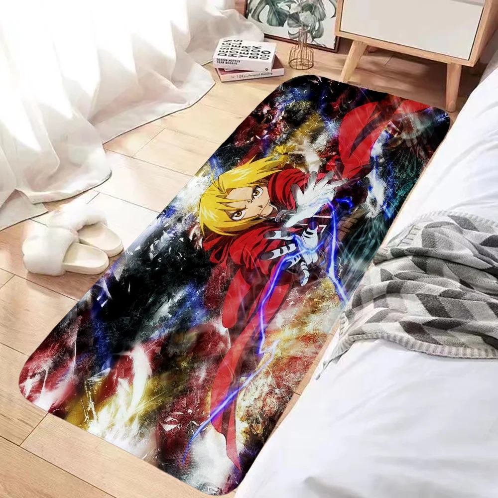 

Fullmetal Alchemist Mat for Kitchen Carpet Bath Mats Prayer Rug Door Floor Mat Rugs Foot Bathroom Non-slip House Entrance Home