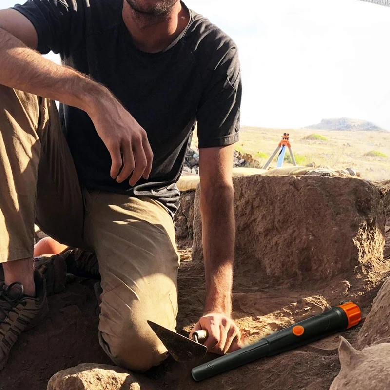 MD-720 휴대용 금속 탐지기 로드, 지하 보물 사냥용, IP68 방수, 360 ° 검색