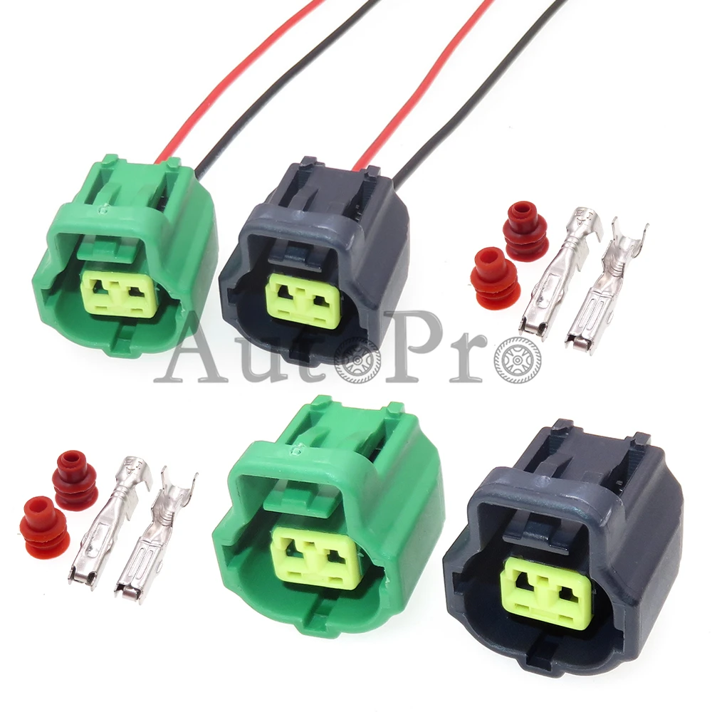 

1 Set 2 Hole 184000-1 AC Assembly Car Coolant Temperature Sensor Connector 184004-1 Automobile Wire Cable Waterproof Socket