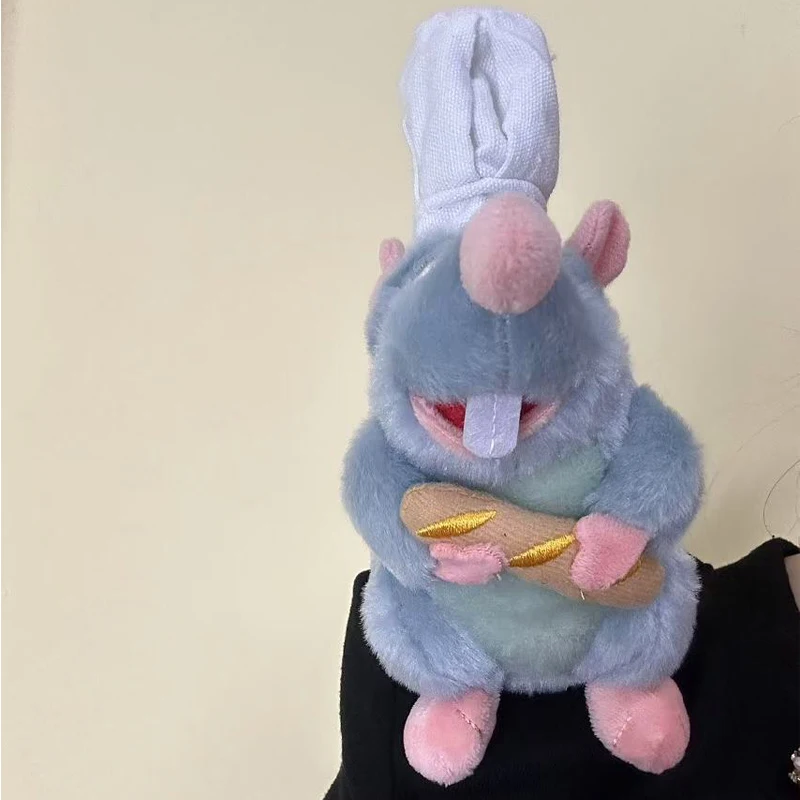 Anime Ratatouille Chef Remy Magnetic Plush Toy Room Decora Doll Kid Shoulder Plush Doll Decoration Headband Toys Christmas Gifts