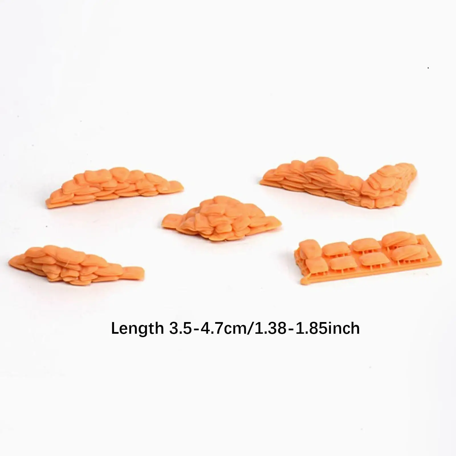 Zestaw worków z piaskiem 1/72 Model architektoniczny Żywica Symulacja Pociągi Model kolejowy Diorama Model budynku Materiały DIY