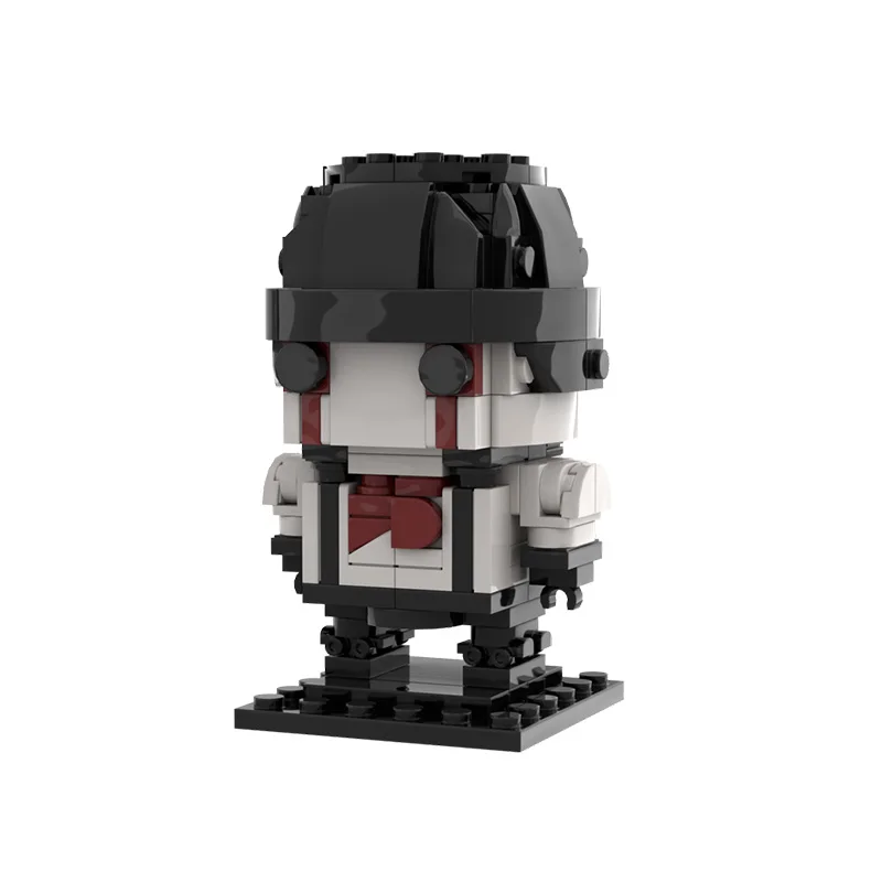 225 pièces de figurines Brickheadz style blocs créatifs, modèle de construction modulaire MOC personnalisable, jouet de bricolage simple, cadeaux de vacances