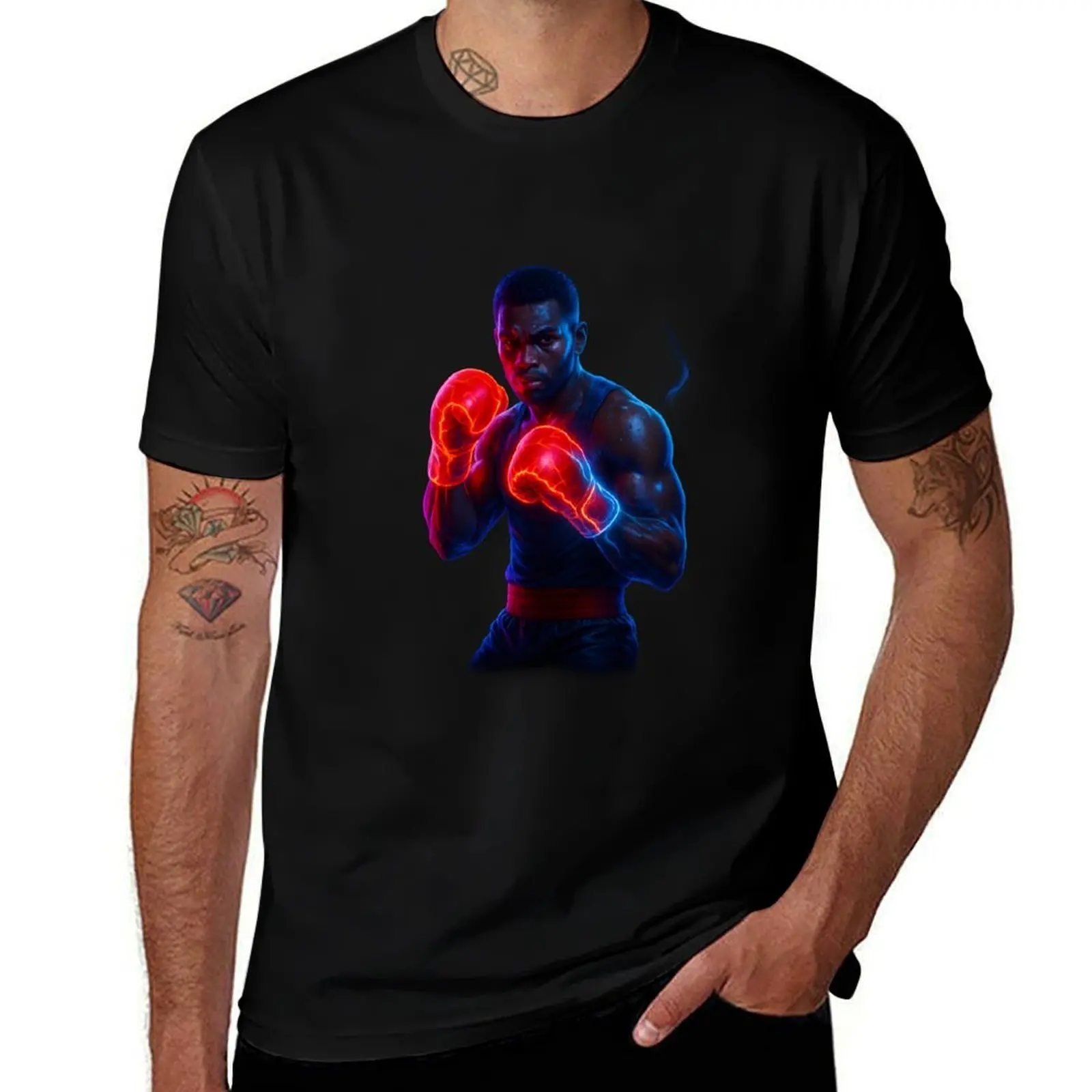 

Neon Boxer Power Strike T-Shirt T-shirts man Funny t-shirts oversized t shirt oversizeds plain t shirts men