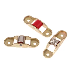 1Piece 88 Type Flat/Groove Wheel Metal Doors Window Pulley Support Bottom Sliding Roller Track Hardware Access