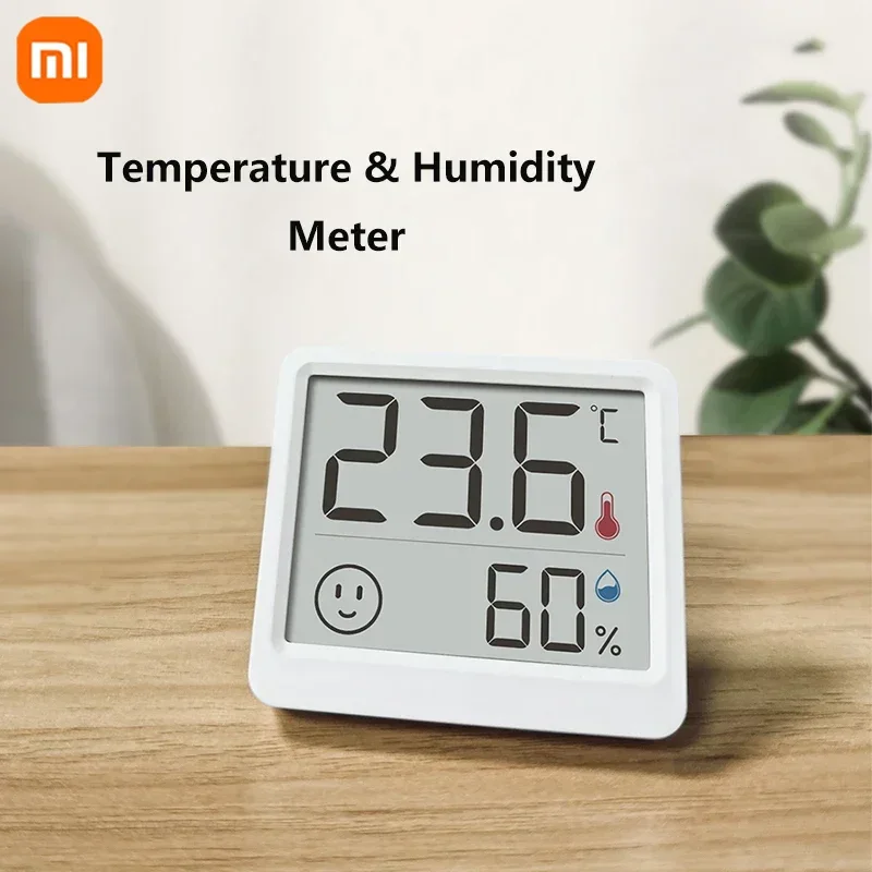 Xiaomi Atuman 2.5 Inch LCD Electronic Digital Temperature Humidity Meter Indoor Thermometer Hygrometer Weather Sensor Clock New