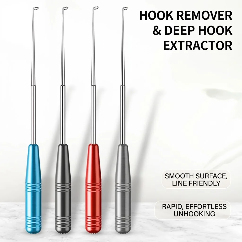 Fishing Hook Remover, Blind Hook Removal Tool, Stainless Steel Hook Remover, Fish Extractor, Multifunctional Hook Remover, Fishing Hook Remover