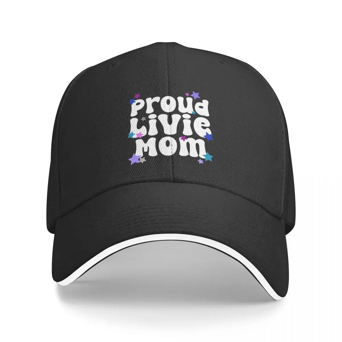 Proud Livie Mom (for dark clothing) Baseball Cap custom Hat Golf Hat Hat Man Luxury Hood Designer Man Women's