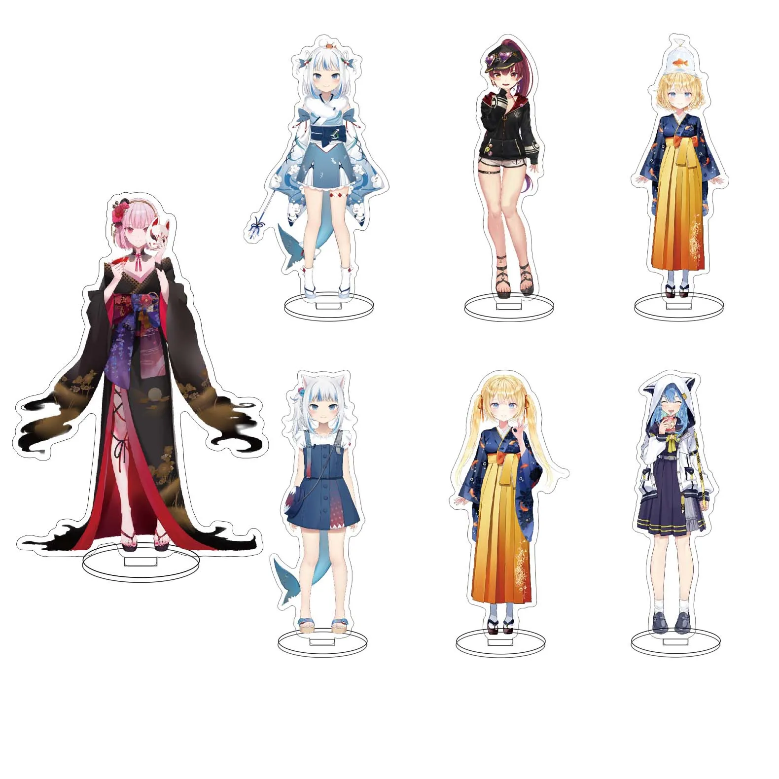 HOT Hololive style Hololive virtual YouTuber activity game character 15CM HD acrylic stand desktop ornament Boy girl