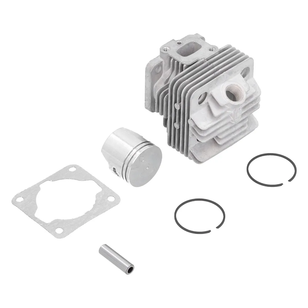 

Durable Aluminum Alloy Cylinder Piston Kit Compact Silver Engine Rebuild Kit Easy to Insall Engine Replacement Parts