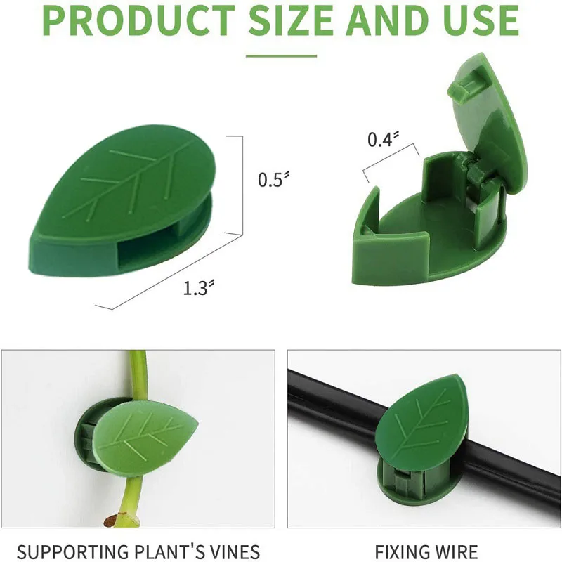 Uchwyt na ścianę do wspinaczki do roślin z rattanu i winorośli zamocowana klamra klipsy do liści uchwyt zacisk mocujący roślin narzędzie ogrodowe
