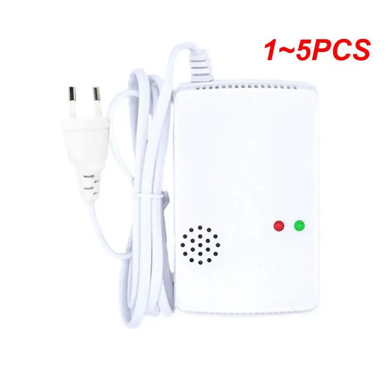 EU Plug Gas Leak Detector Sensor Combustible Propane Butane Methane Natural Gas Safety Warning Alarm System for Home