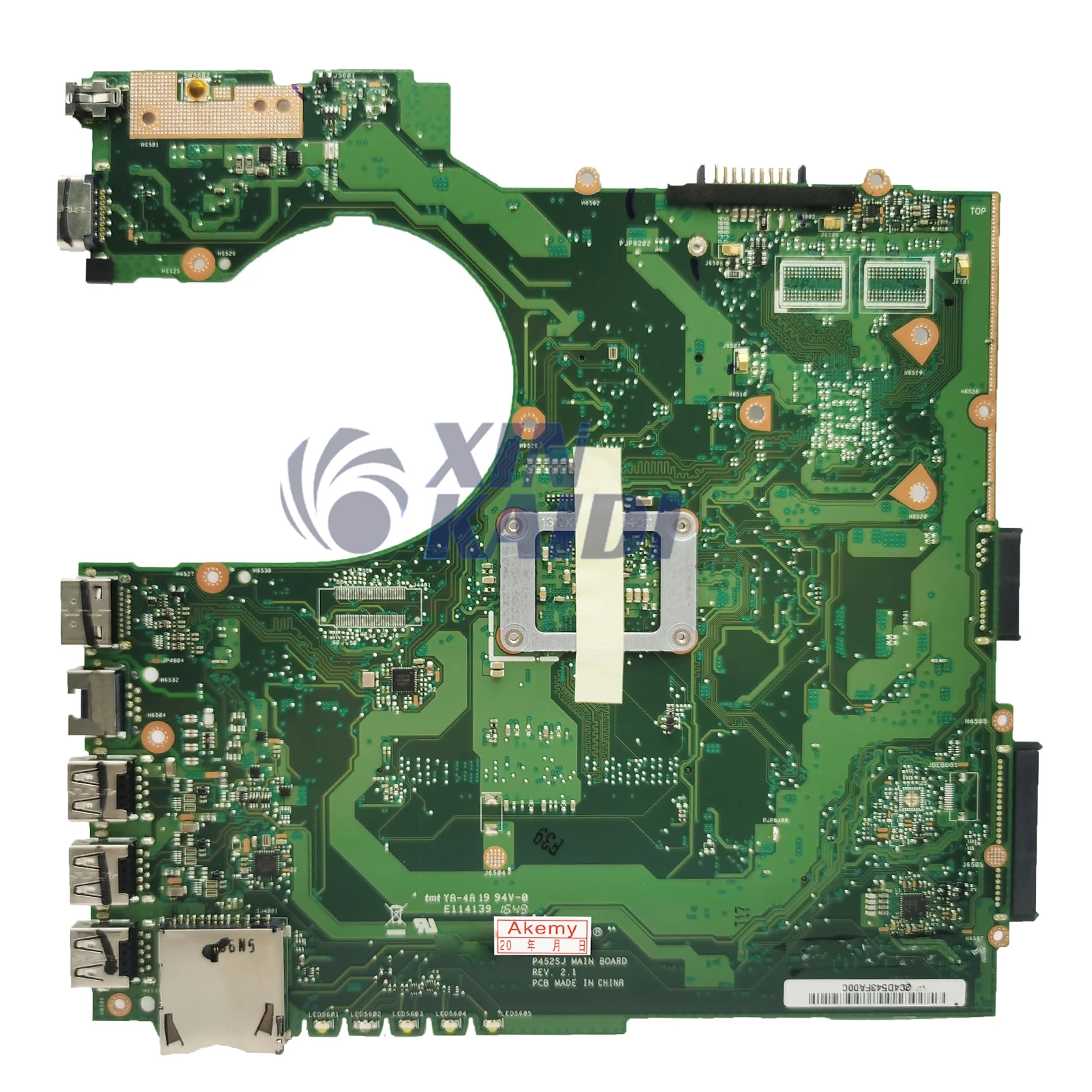 P452S MAINboard For ASUS PRO P452SJ P452SA RPO452S 452S Notebook Computer Motherboard With N3050 N3700 N3060 DDR3L