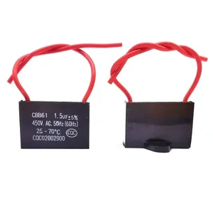 CBB61 팬 시작 커패시터 450V 0.8/1/1.2/1.5/2/2.5/3/3.5/4.5/5/6/7/8/10/12/14/15/16/18/20/25UF 400V 500V. 10 최고의 영업 에어 커패시터 -№3