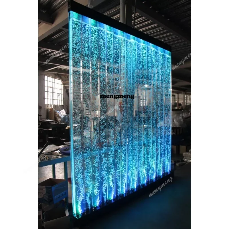 New arrive Acrylic Water Curtain Wall LED Bubble Screen - Partition Background Wall Decor